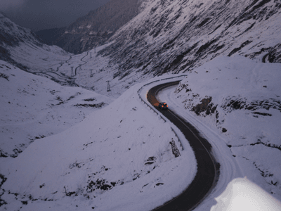 Transfagarasan iarna