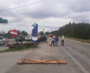 accident cu caruta