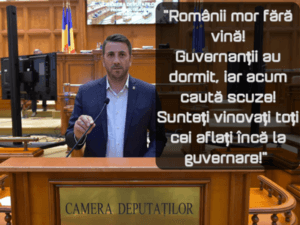 'Sunteți vinovați cu toții! Românii mor cu zile în țara lor!'