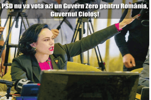 Simona Bucura Oprescu: 'PSD nu va vota azi un Guvern Zero'