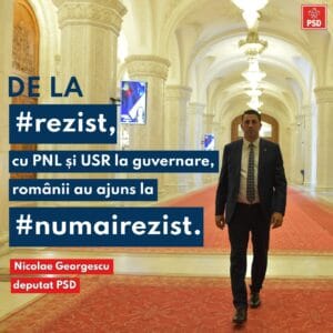 Nicolae Georgescu in Parlament