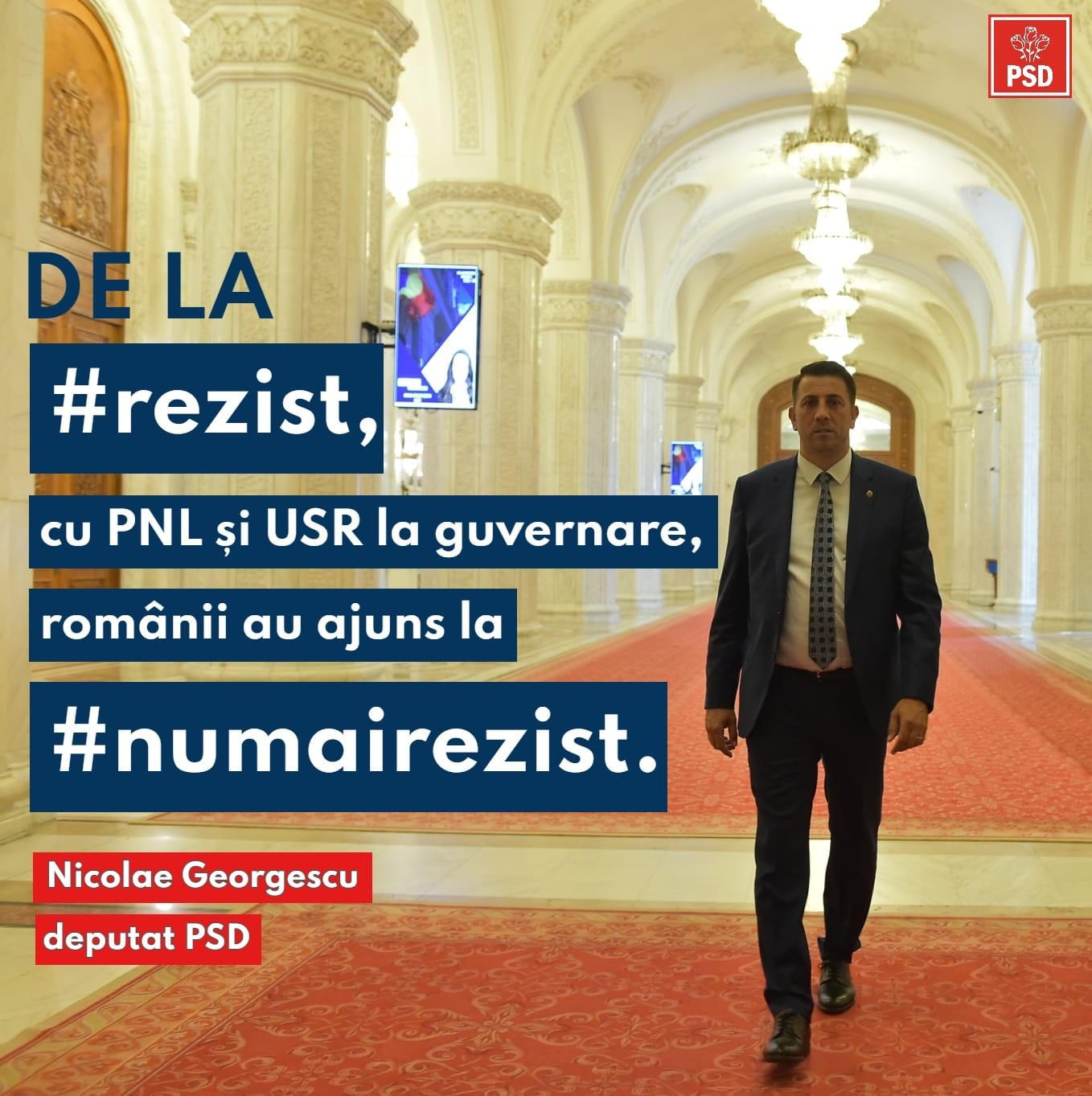 Nicolae Georgescu in Parlament