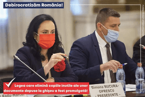 Simona Bucura Oprescu:'Debirocratizăm România'