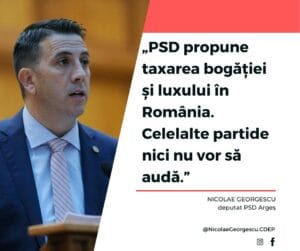 N Georgescu taxa pe lux