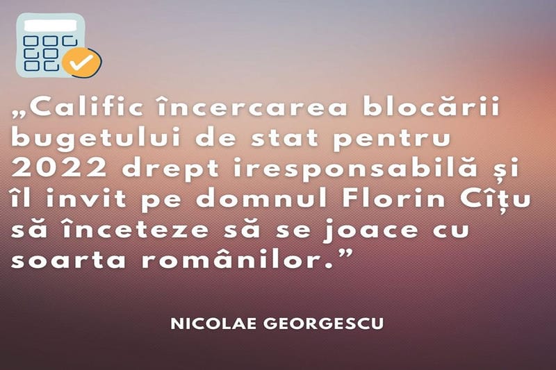 Cine nu este de acord să adoptăm legea bugetului în acest an?